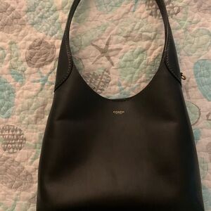 Coach Brooklyn Black Leather Shoulder Bag